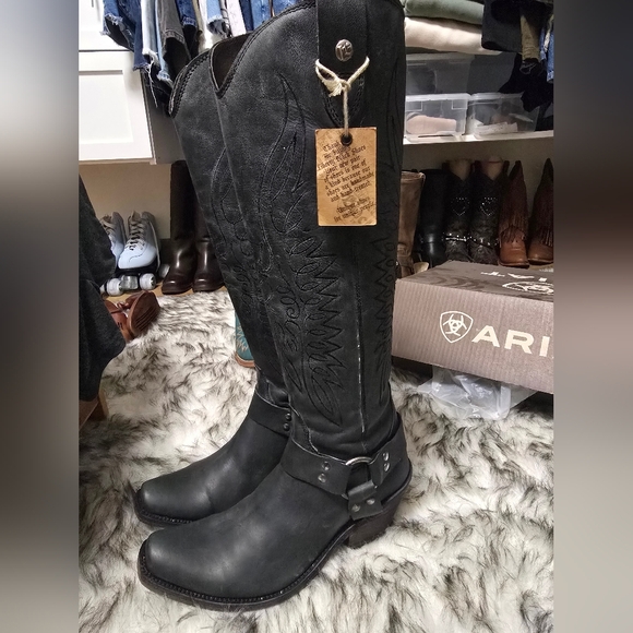 LIBERTY Black Shoes - Liberty Black Tall Boots